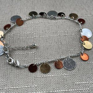 Vintage Avon Women Bracelet Tri Tone Silver, Gold, Rose Gold Tone Jewelry